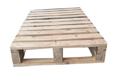 Industrial wooden pallets
